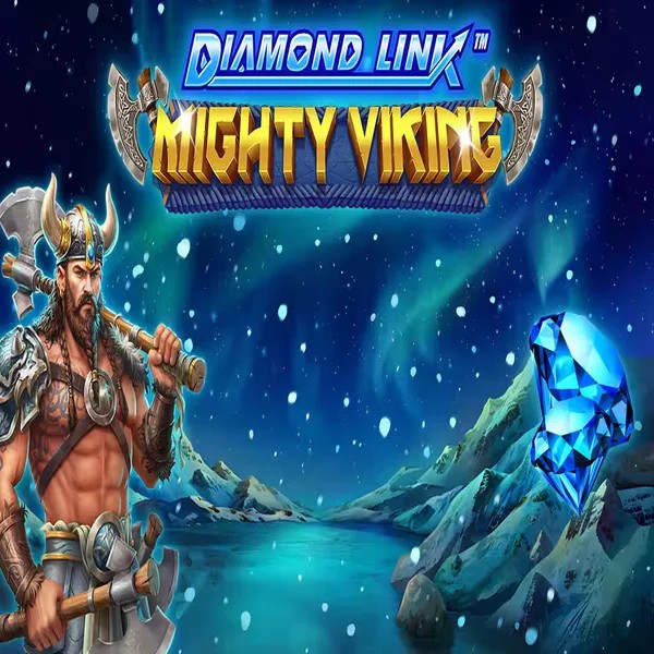 Diamond Link Mighty Viking by Greentube, showcased at wild-royalcasino.co.nl – game logo